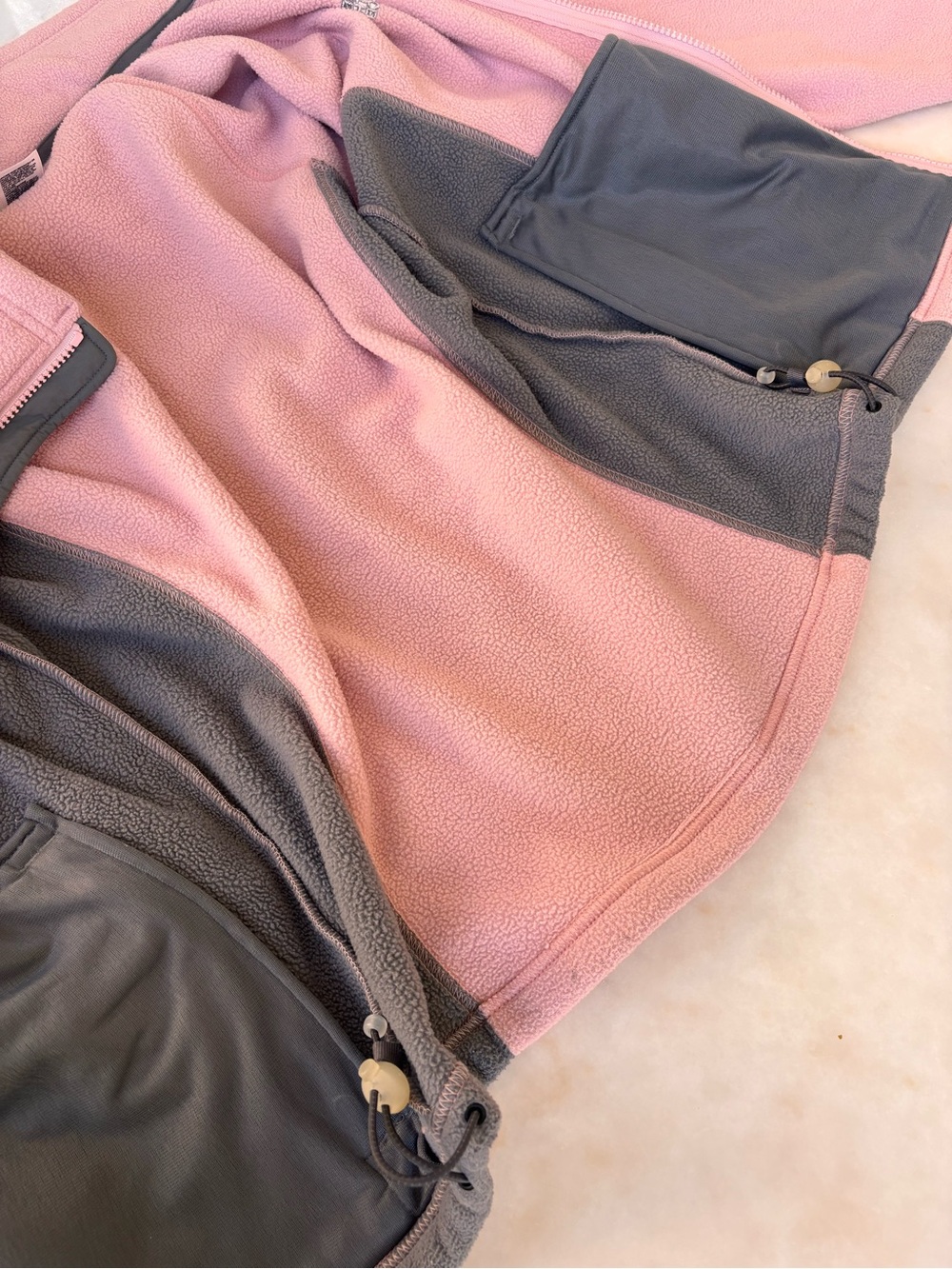 Women's Pink Fleece Jacket - Picture 6 of 7